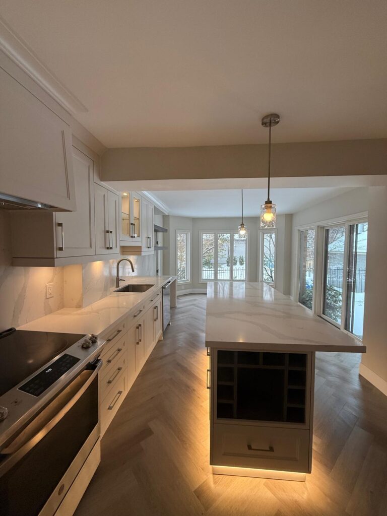 Fully restored property after professional restoration services